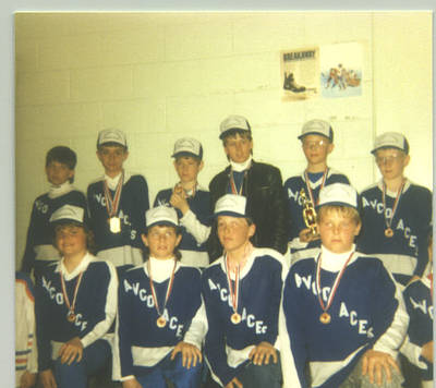 William and Tanya's hockey team 1989